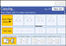 Operation panel screen illustration