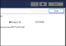 Operation panel screen illustration