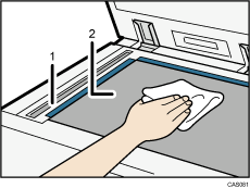 Exposure glass illustration numbered callout illustration