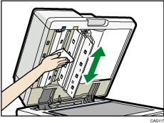 one-pass duplex scanning ADF illustration