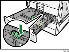 Small size paper tray illustration