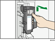 Punch waste box illustration