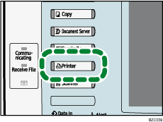 Printer key illustration