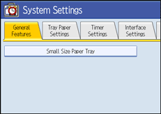 Operation panel screen illustration