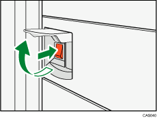 Main power switch illustration