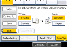 Abbildung Bedienfeld-Display