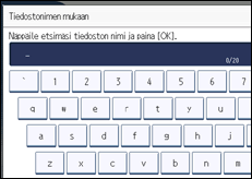 Käyttöpaneelin näytön kuvaus