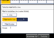 Käyttöpaneelin näytön kuvaus