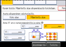 Käyttöpaneelin näytön kuvaus