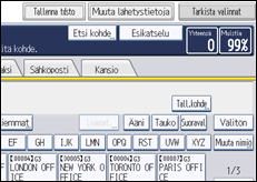 Käyttöpaneelin näytön kuvaus