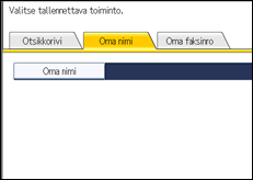 Käyttöpaneelin näytön kuvaus