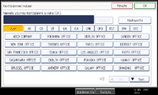 Käyttöpaneelin näytön kuvaus