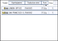 Käyttöpaneelin näytön kuvaus