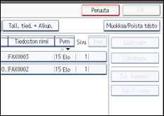 Käyttöpaneelin näytön kuvaus