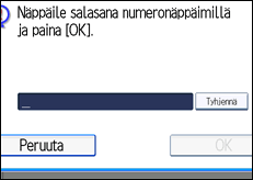 Käyttöpaneelin näytön kuvaus