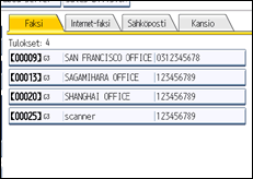 Käyttöpaneelin näytön kuvaus