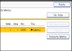 Käyttöpaneelin näytön kuvaus