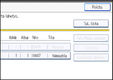 Käyttöpaneelin näytön kuvaus