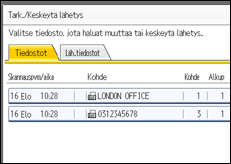 Käyttöpaneelin näytön kuvaus