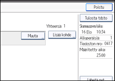 Käyttöpaneelin näytön kuvaus