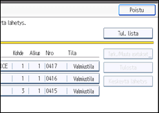 Käyttöpaneelin näytön kuvaus