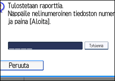Käyttöpaneelin näytön kuvaus