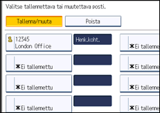 Käyttöpaneelin näytön kuvaus