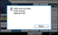 Käyttöpaneelin näytön kuvaus