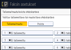 Käyttöpaneelin näytön kuvaus