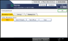 Käyttöpaneelin näytön kuvaus