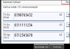 Käyttöpaneelin näytön kuvaus
