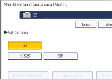 Käyttöpaneelin näytön kuvaus
