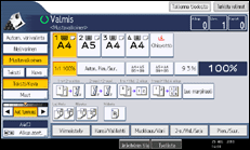 Käyttöpaneelin näytön kuvaus