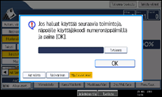 Käyttöpaneelin näytön kuvaus