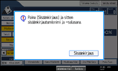 Käyttöpaneelin näytön kuvaus