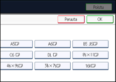 Käyttöpaneelin näytön kuvaus