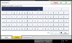Käyttöpaneelin näytön kuvaus