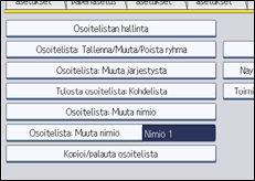 Käyttöpaneelin näytön kuvaus