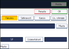 Käyttöpaneelin näytön kuvaus