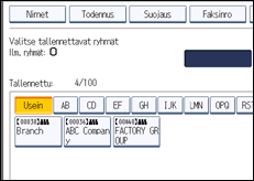 Käyttöpaneelin näytön kuvaus