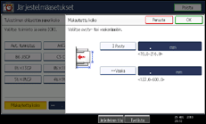 Käyttöpaneelin näytön kuvaus