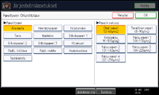 Käyttöpaneelin näytön kuvaus