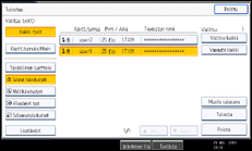 Käyttöpaneelin näytön kuvaus