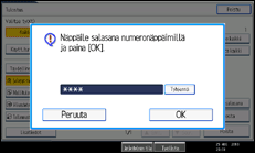 Käyttöpaneelin näytön kuvaus