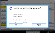 Käyttöpaneelin näytön kuvaus