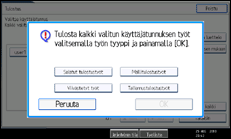 Käyttöpaneelin näytön kuvaus