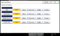 Käyttöpaneelin näytön kuvaus