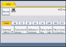 Käyttöpaneelin näytön kuvaus