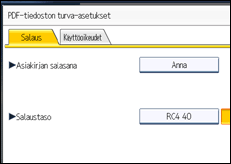 K&auml;ytt&ouml;paneelin n&auml;yt&ouml;n kuvaus