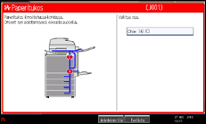 Käyttöpaneelin näytön kuvaus